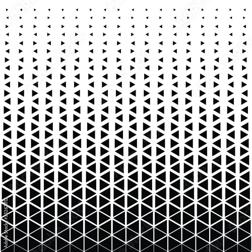 Background of triangle geometric halftone.