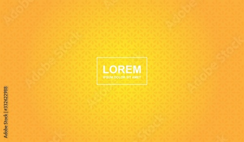Abstract motif background with orange flower motif