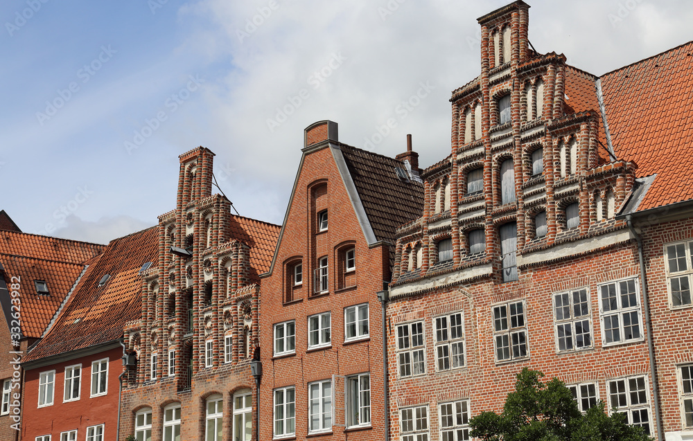 Fototapeta premium Historical houses in Luneburg, Germany