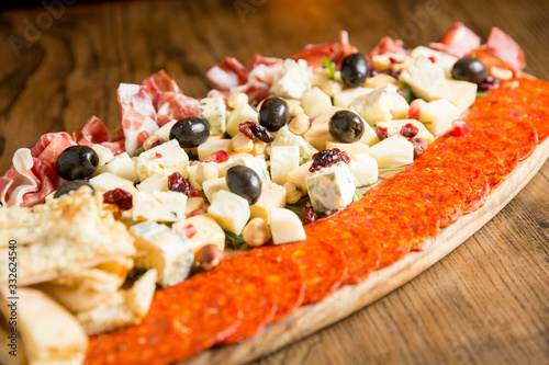 Prosciutto, spicy italian s...