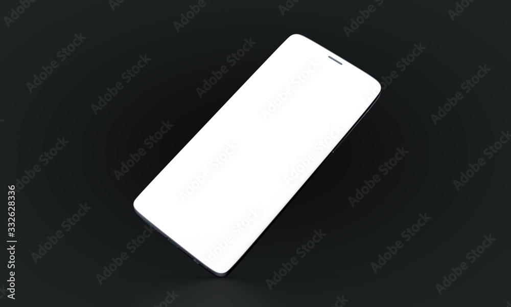 smartphone mobile in 3d mockup smartphone mobile in 3d mockup