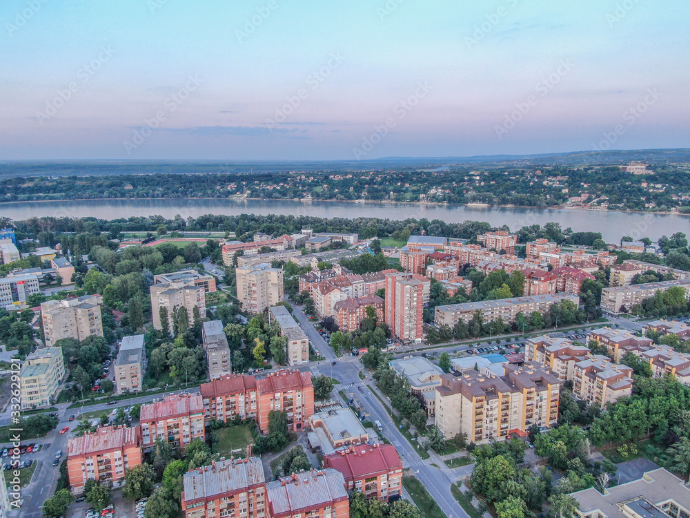 Fototapeta premium City aerial view