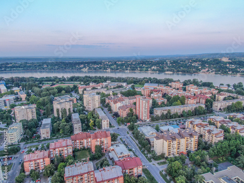 City aerial view