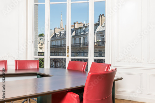 Photography Salle de réunion avec vue sur Paris
