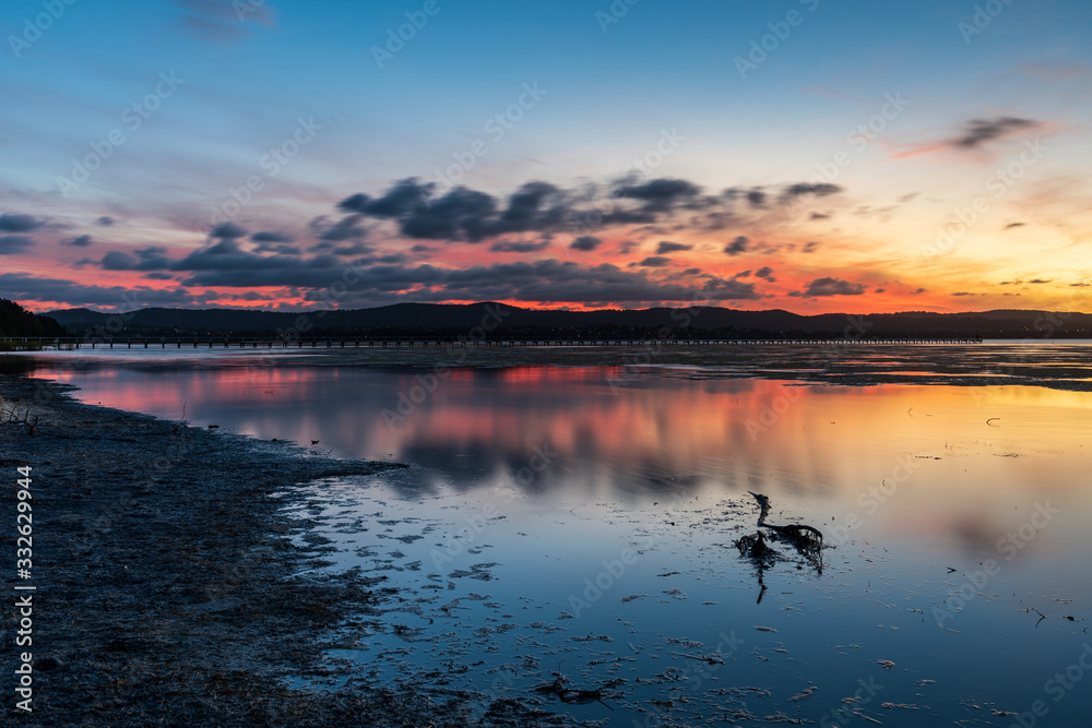 Obraz premium Sunset at Long Jetty NSW Australia