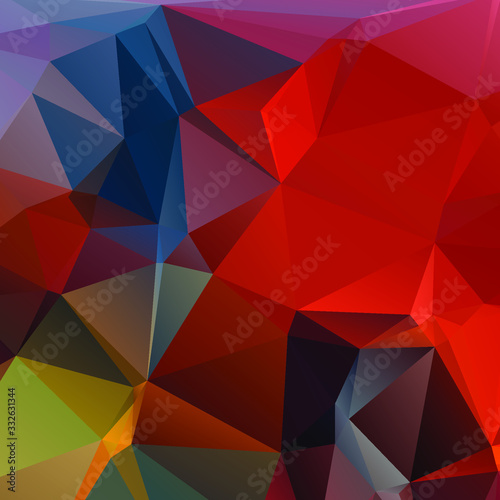 Abstract Color Polygon Background Design  Abstract Geometric Origami Style With Gradient