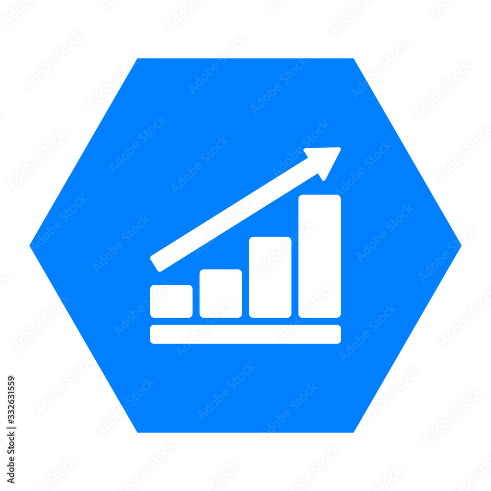 Diagramm und Sechseck