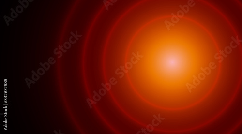 Isolated radial pain spread. Solar system element. Medical sign. Pharmaceutical abstract icon. Painkillers symbol.