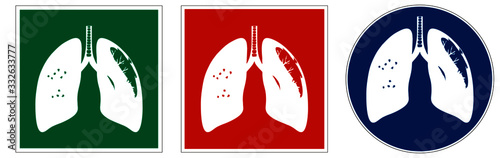 Universal pictographic symbols for the ongoing epidemic situation around the world.