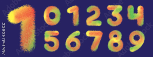 Vector set of fluffy numbers