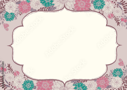 アンティークカラー レトロな花柄の背景素材 手書きイラスト 結婚式招待状 サロンdm Stock Illustration Adobe Stock アンティークカラー レトロな花柄の背景素材 手書きイラスト 結婚式招待状 サロンdm Stock Illustration Adobe Stock