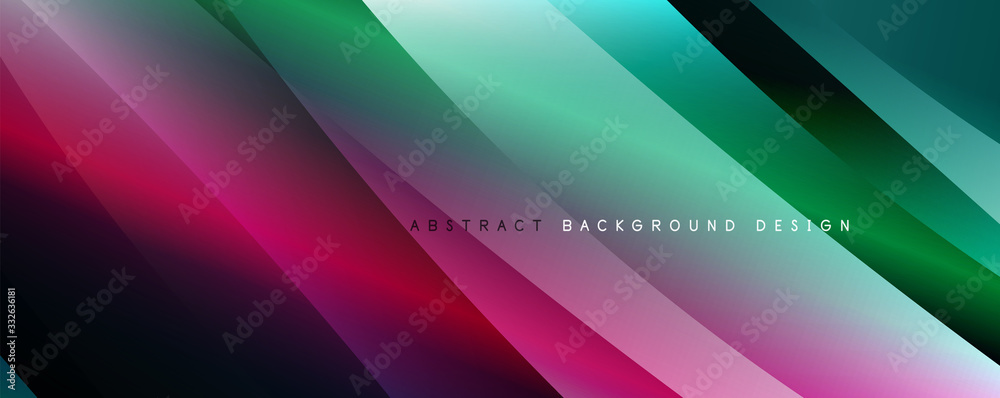 Wave liquid style lines with shadows and light on gradient background Wave liquid style lines with shadows and light on gradient background