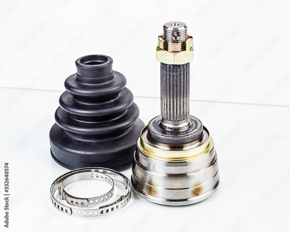 constant-velocity joint on white background constant-velocity joint on white background