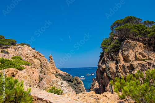 Cala Aigua Xelida in Costa Brava, Girona, Catalonia (Spain).