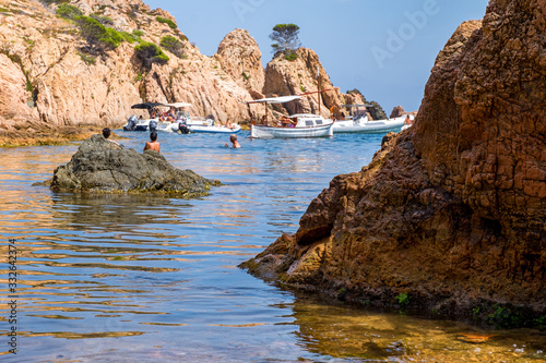 Cala Aigua Xelida in Costa Brava, Girona, Catalonia (Spain). photo