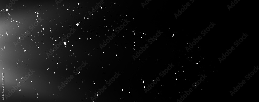 Fire embers particles texture overlays . Burn effect on isolated black ...