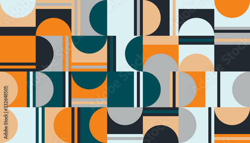 Deconstructed Abstract Vector Pattern Design
