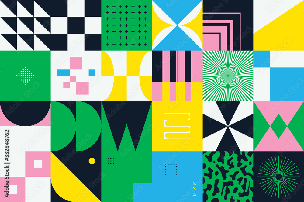 Neo Modernism Artwork Pattern Design