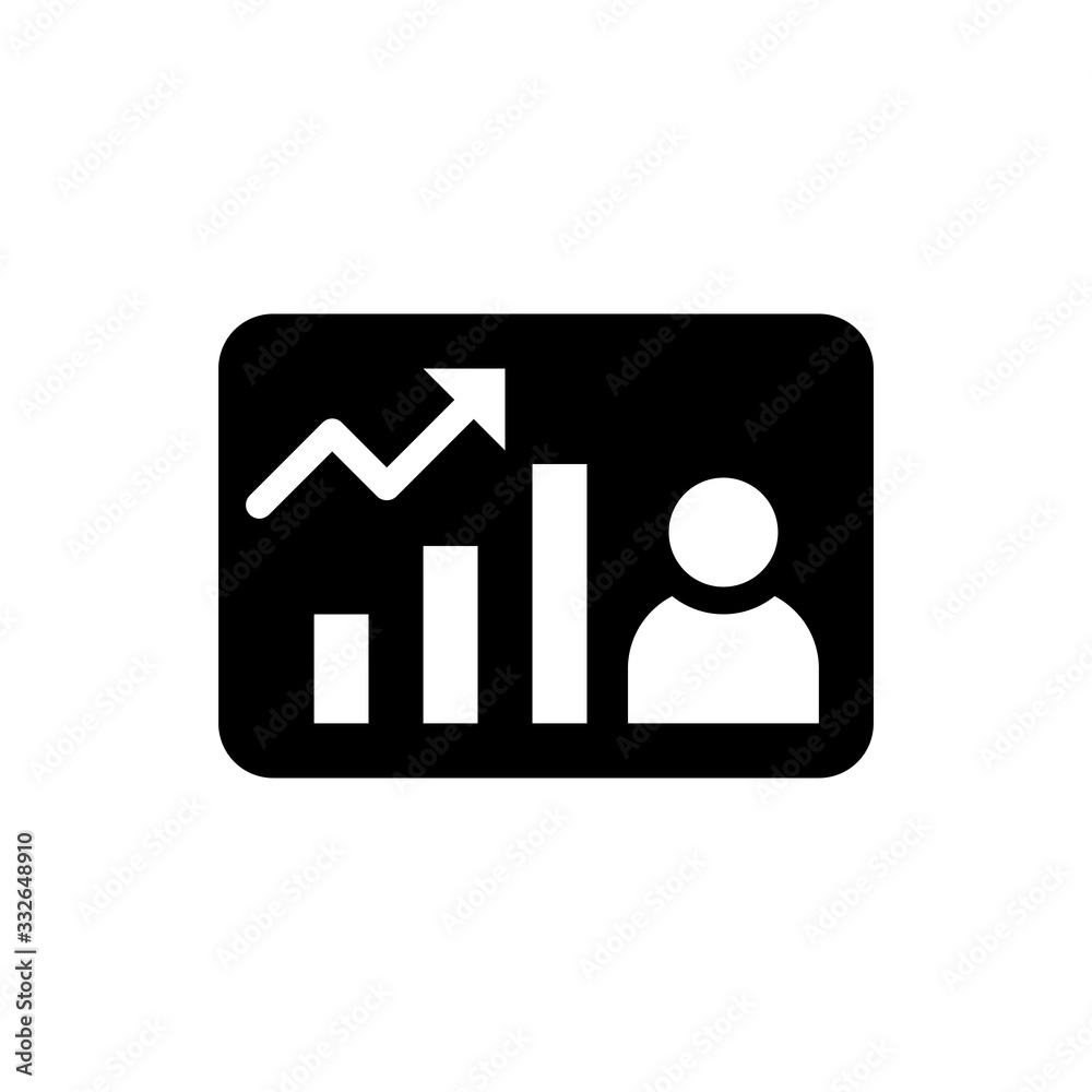 Presentation Vector Icon Glyph Illustration Presentation Vector Icon Glyph Illustration