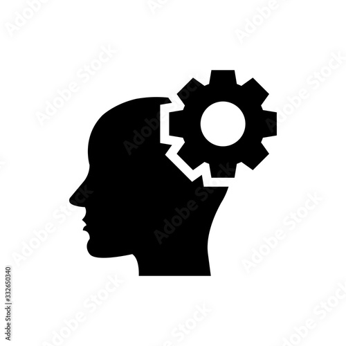 Creative Mind Vector Icon Glyph Illustration