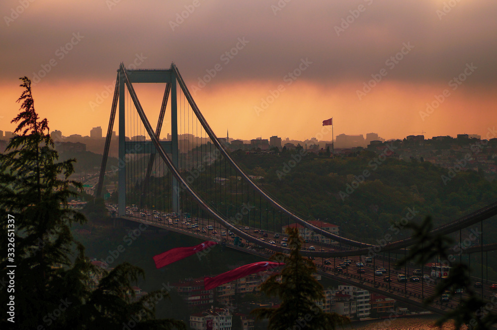 Obraz premium Bosphorus bridge istanbul