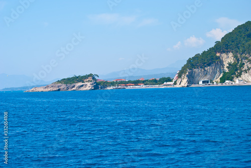 View of the Mediterranean coast. Turkey