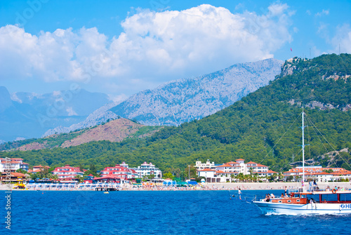 View of the Mediterranean coast. Turkey