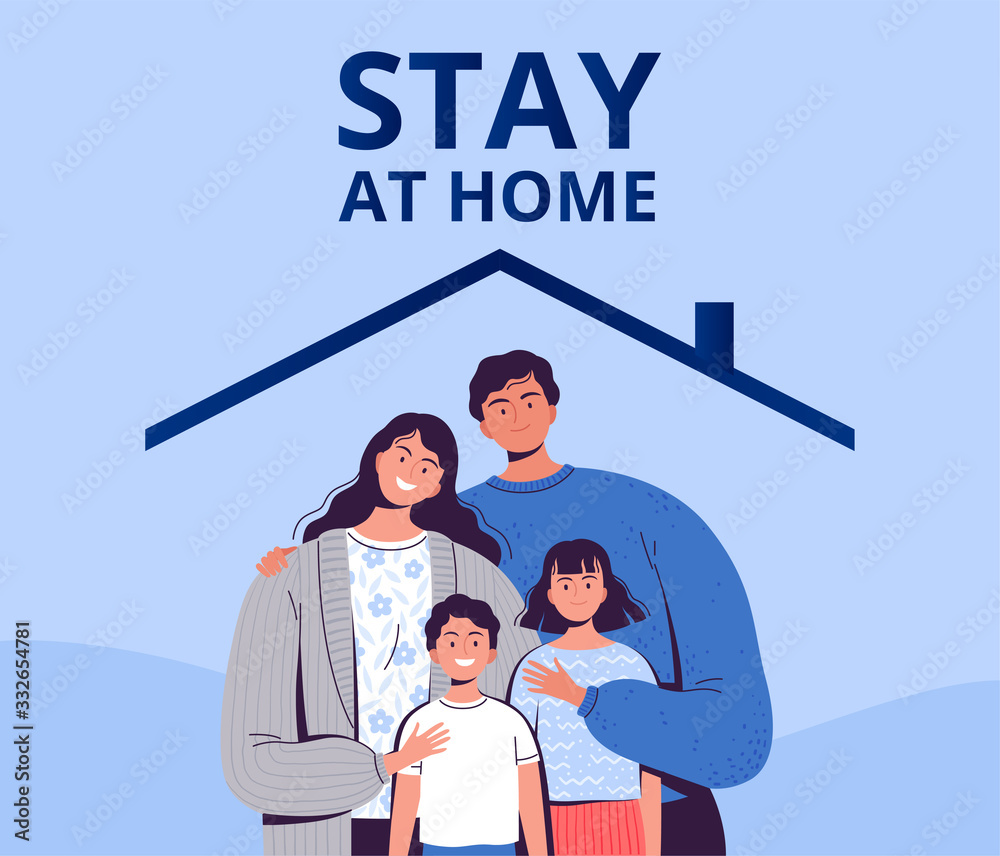 Оставайтесь дома. Safe at home. Stay at home clipart. Go home illustration. To stay home from.