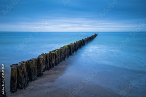 Buhne am Strand