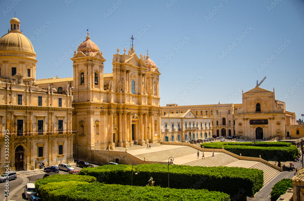 Baroque town of Noto on the east coast of Sicily.