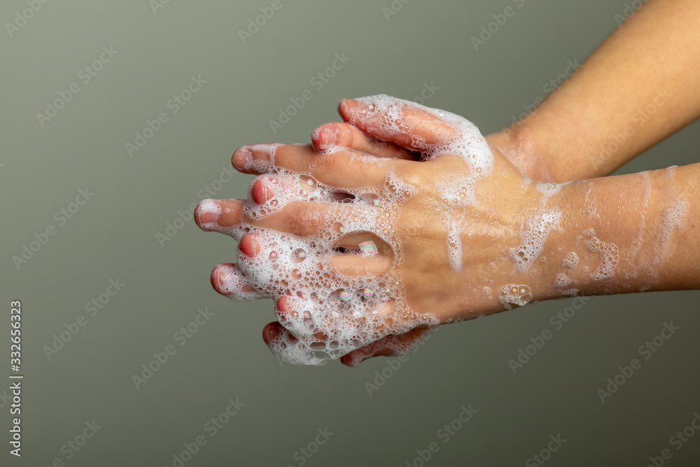 Washing hands with soap against infection versus flu or infulenza