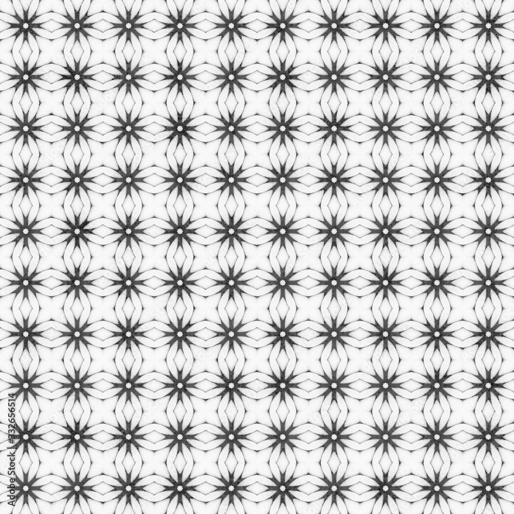 Gray flower mosaic detailed seamless textured pattern background Gray flower mosaic detailed seamless textured pattern background