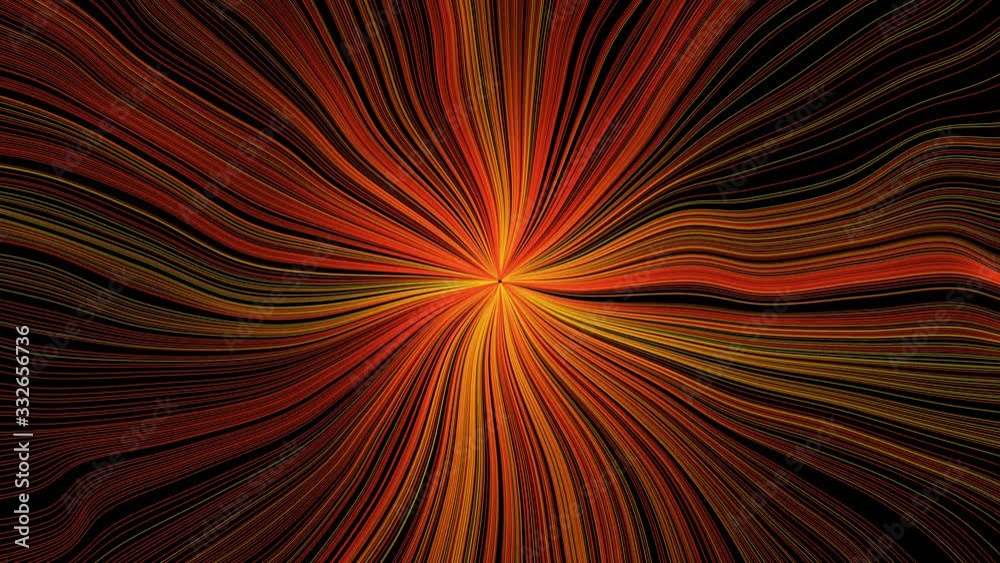Abstract Particle hair loop, 3d illustration Abstract Particle hair loop, 3d illustration