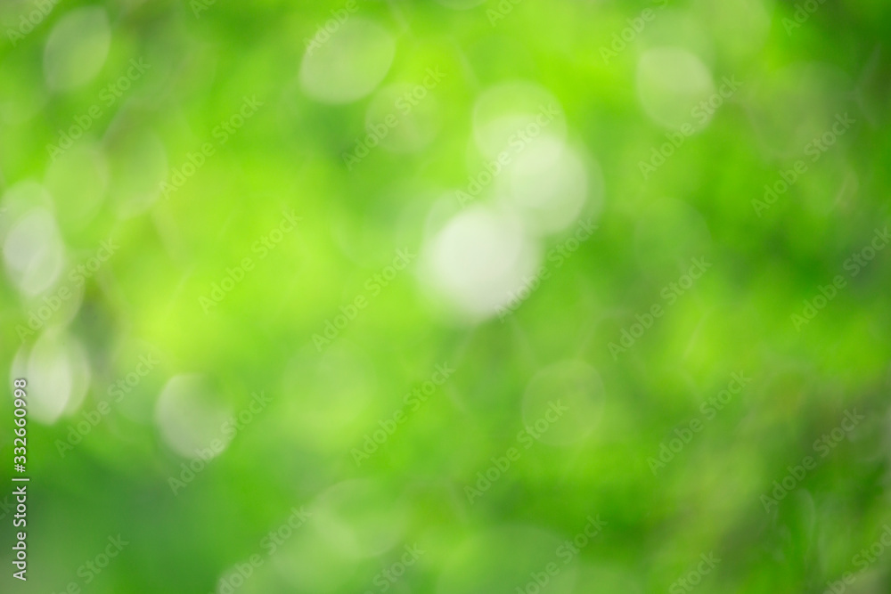 Bokeh green nature, Subtle background in abstract style for graphic design