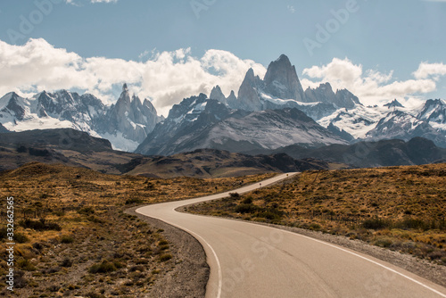 Road to Mount Fitz Roy Patagonia Argentina