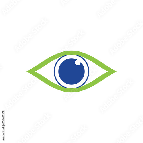 eye care logo template icon