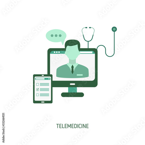 Doctor online Concept