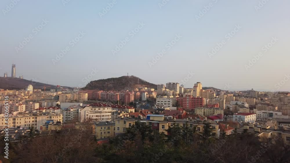 Skyline of architectural landscape in the old urban area of Qingdao Skyline of architectural landscape in the old urban area of Qingdao