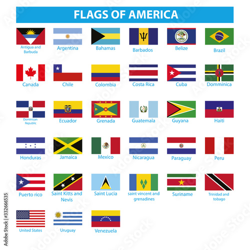 Americas of flag
