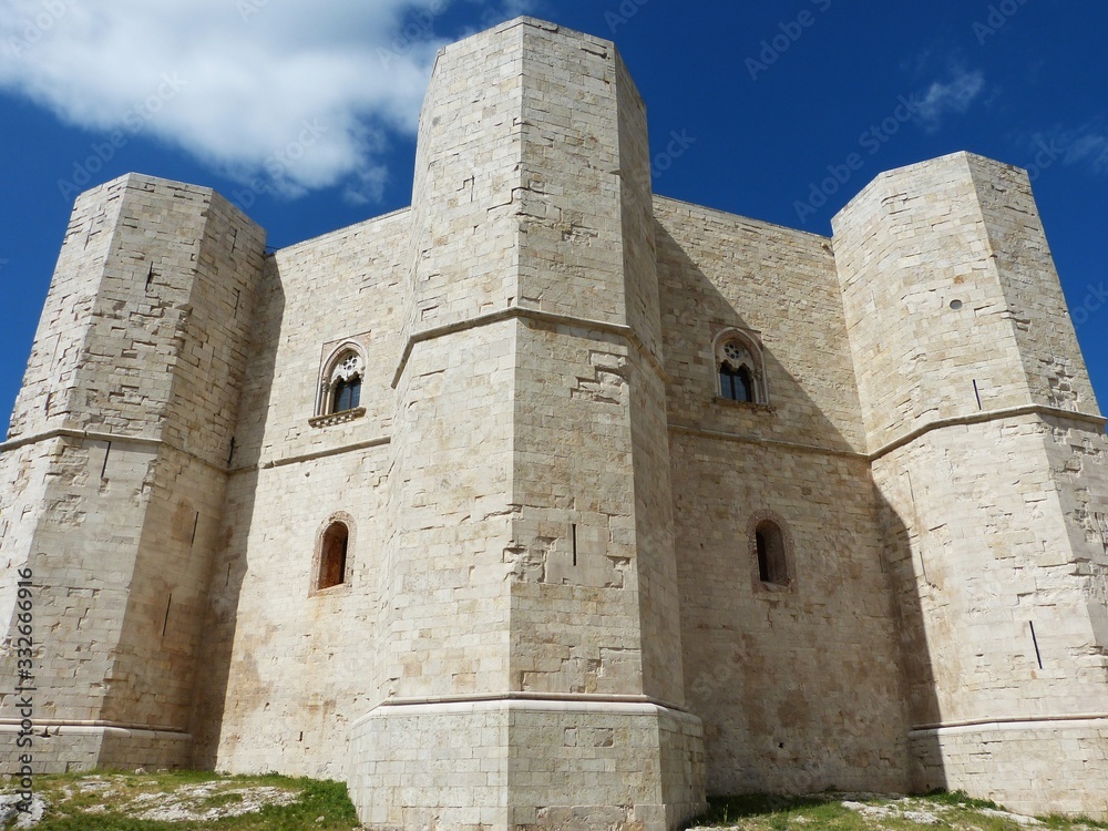the fortress of Castel del Monte, Apulia region, Italy