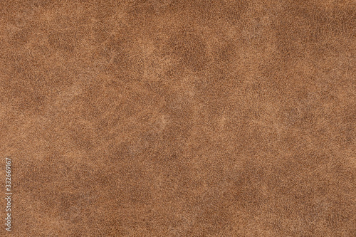 Brown artificial leather structure matt surface of brown pleather