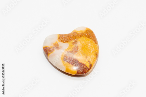 Heart of stone leopard pattern partially white orange and red