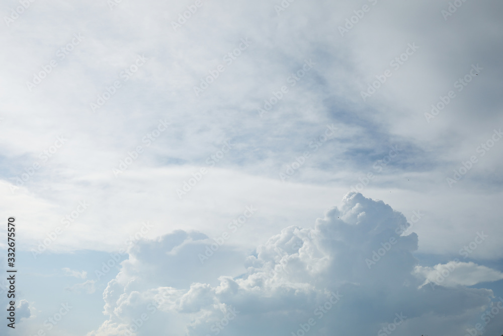 Fototapeta premium White cloud background and texture