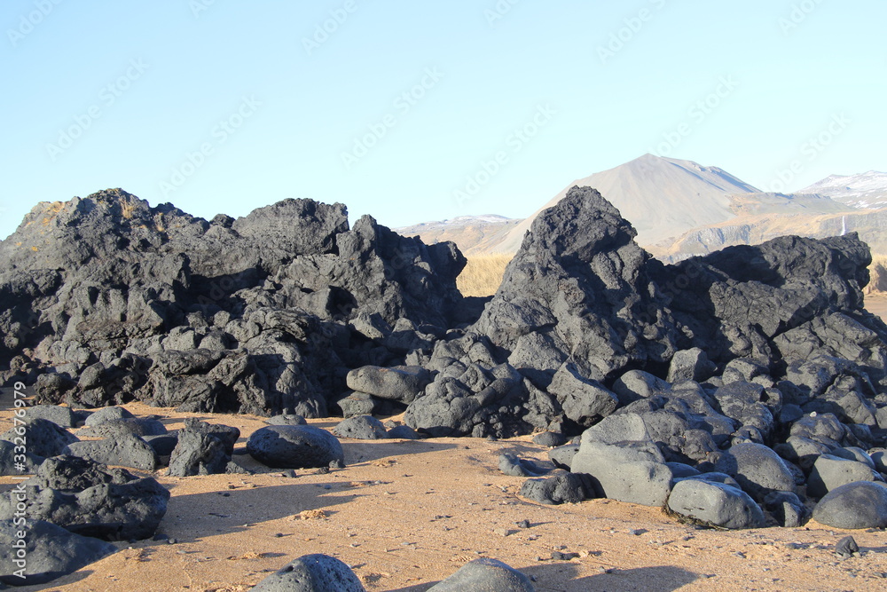 Lava rocks Iceland