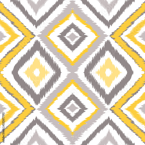 Bright Carpet Textile Vector Seamless Pattern. 