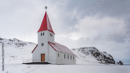 Foto Vík church in Iceland