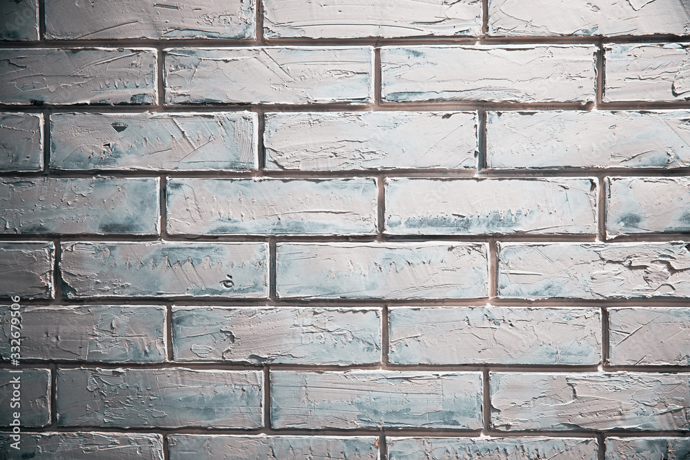 Naklejka premium white brick wall