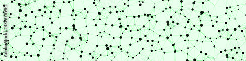 Network Mesh Computation Art background illustration