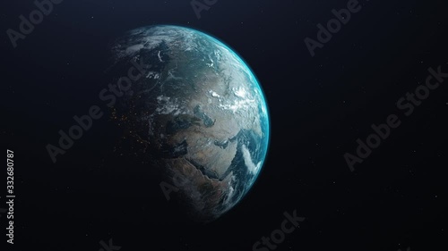 mother earth from space