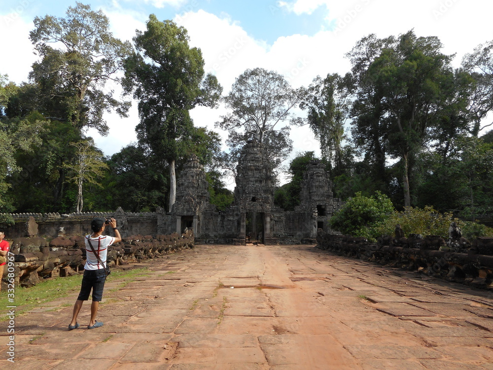 Obraz premium シェムリアップのプリヤ・カーン